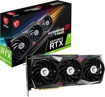 Видеокарта MSI PCI-E 4.0 RTX 3060 GAMING Z TRIO 12G NVIDIA GeForce RTX 3060 12288Mb 192 GDDR6 1867/15000 HDMIx1 DPx3 HDCP Ret от магазина РЭССИ
