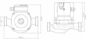 Насос циркуляционный Джилекс Циркуль 32/80 155Вт 5340л/час (3280) от магазина РЭССИ
