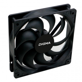 Вентилятор Digma DFAN-120-9 120x120x25mm 3-pin 4-pin (Molex)23dB 120gr Ret от магазина РЭССИ