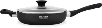 Сотейник Rondell Infinity RDA-574 d=24см (с крышкой) черный от магазина РЭССИ