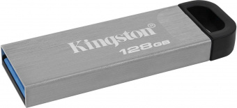 Флеш Диск Kingston 128Gb DataTraveler Kyson DTKN/128GB USB3.1 серебристый/черный от магазина РЭССИ