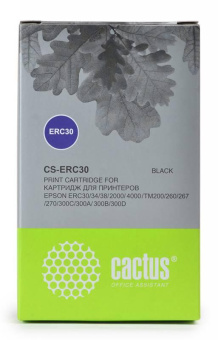 Картридж матричный Cactus CS-ERC30 черный для Epson ERC 30/34/38 от магазина РЭССИ