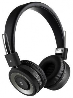 Гарнитура накладные Digma BT-11 черный беспроводные bluetooth оголовье (BT-11B) от магазина РЭССИ