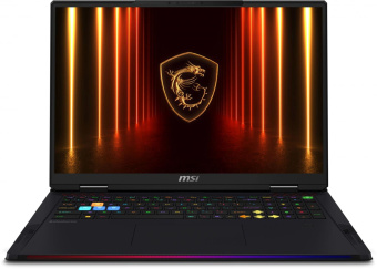 Ноутбук MSI Raider HX AI A2XWIG-204RU Core Ultra 9 285HX 64Gb SSD4Tb NVIDIA GeForce RTX5080 16Gb 18" IPS UHD+ (3840x2400) Windows 11 Home black WiFi BT Cam (9S7-182462-204) от магазина РЭССИ