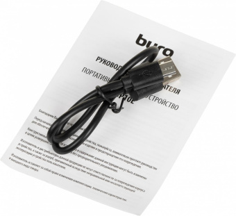 Мобильный аккумулятор Buro BP10E 10000mAh 2.1A 2xUSB черный (BP10E10PBK) от магазина РЭССИ