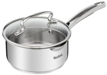 Ковш Tefal Duetto+ G7192255 d=16см (с крышкой) серебристый (2100113184) от магазина РЭССИ