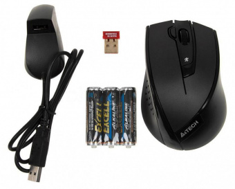 Клавиатура + мышь A4Tech 9300F клав:черный мышь:черный USB беспроводная Multimedia от магазина РЭССИ