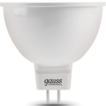 Лампа светодиодная Gauss Elementary MR16 9Вт цок.:GU5.3 спот 220B 4100K св.свеч.бел.ней. MR16 (упак.:10шт) (13529) от магазина РЭССИ