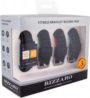 Смарт-часы Rekam Bizzaro F650 1.3" OLED корп.черный рем.черный разм.брасл.:L (2202000011) от магазина РЭССИ