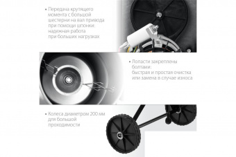 Бетономешалка Зубр БМЧ-120 электрич. бар.:120л г.р.:60л 550Вт от магазина РЭССИ