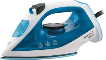 Утюг Maxwell MW-3004 1800Вт белый/синий от магазина РЭССИ