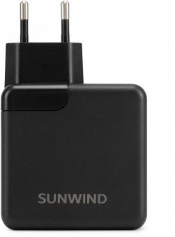 Сетевое зар./устр. SunWind SWWB6 65W 3.25A (PD+QC) USB/USB Type-C универсальное черный (SWWB6H1105BK) от магазина РЭССИ