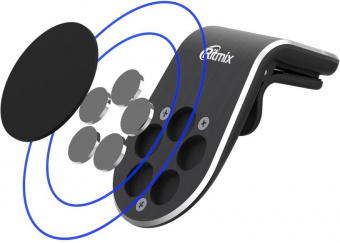 Держатель Ritmix RCH-009 V Magnet магнитный черный (80000771) от магазина РЭССИ