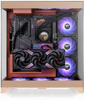 Корпус Thermaltake CTE E550 TG коричневый без БП ATX 8x120mm 6x140mm 2xUSB3.0 audio bott PSU от магазина РЭССИ