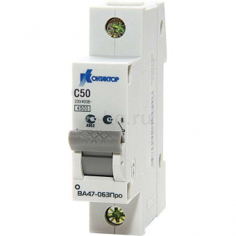 Выключатели 20A С ВА47-063Про 4.5kA от магазина РЭССИ