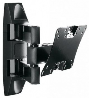 Кронштейн для телевизора Holder LCDS-5065 черный 19"-32" макс.30кг настенный поворот и наклон от магазина РЭССИ
