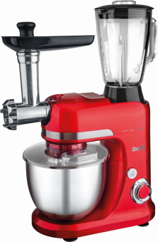 Кухонная машина Domfy DSC-KM502 планетар.вращ. 2000Вт красный от магазина РЭССИ
