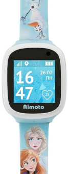 Смарт-часы Кнопка Жизни Disney Холодное сердце 1.44" TFT корп.голубой рем.голубой разм.брасл.:M/L (9301111) от магазина РЭССИ