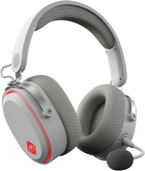 Наушники с микрофоном GMNG GG-HS405W белый мониторные BT/Radio/3.5mm оголовье (1899880) от магазина РЭССИ