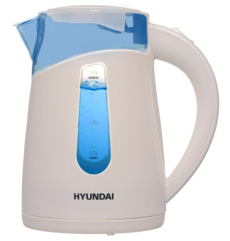 Чайник электрический Hyundai HYK-P2030 1.7л. 2200Вт кремовый (корпус: пластик) от магазина РЭССИ