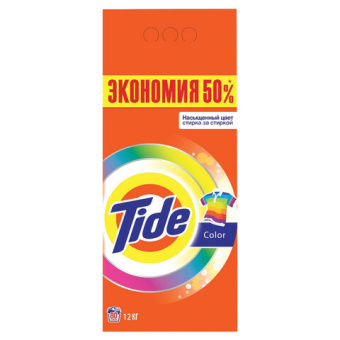 Стиральный порошок TIDE автомат 12 кг Color 8001841053356 606542 0001230215 от магазина РЭССИ