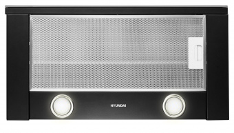 Вытяжка встраиваемая Hyundai HBH 5232 W белый управление: кулисные переключатели (1 мотор) от магазина РЭССИ