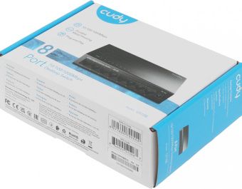Коммутатор Cudy GS108 (L2) 8x1Гбит/с неуправляемый от магазина РЭССИ
