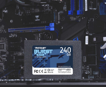 Накопитель SSD Patriot SATA III 240Gb PBE240GS25SSDR Burst Elite 2.5" от магазина РЭССИ