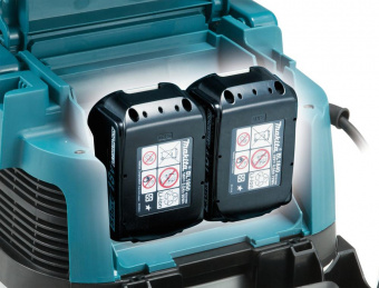 Строительный пылесос Makita DVC150LZ (уборка: сухая/влажная) белый от магазина РЭССИ
