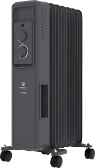 Радиатор масляный Royal Clima Ardea ROR-AR5-1000M 1000Вт графитовый/черный от магазина РЭССИ
