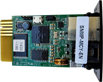 Адаптер SNMP Powercom SNMP-MCY-EN for ATS-16/30 от магазина РЭССИ