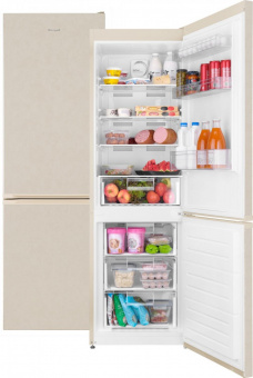 Холодильник Weissgauff WRK 185 Be Total NoFrost бежевый (двухкамерный) от магазина РЭССИ