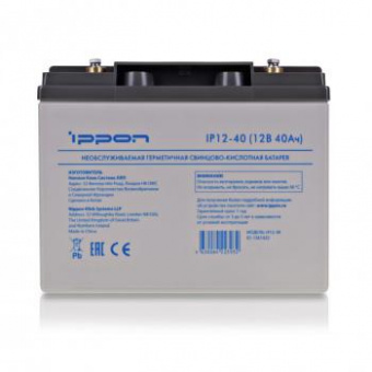Батарея для ИБП Ippon IP12-40 12В 40Ач от магазина РЭССИ
