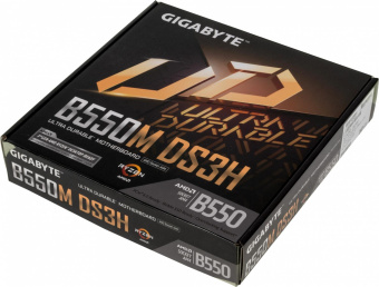 Материнская плата Gigabyte B550M DS3H Soc-AM4 AMD B550 4xDDR4 mATX AC`97 8ch(7.1) GbLAN RAID+DVI+HDMI от магазина РЭССИ