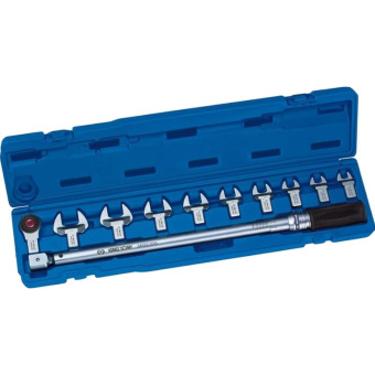 Динамометрический ключ KING TONY 345202D11MR 1/2" 13-30 мм 40-200 Нм кейс набор рожковых насадок от магазина РЭССИ