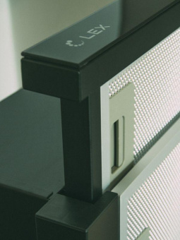 Вытяжка встраиваемая Lex Hubble G 2M 600 черный управление: кнопочное (2 мотора) от магазина РЭССИ