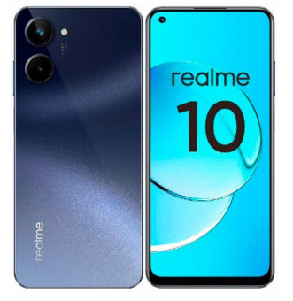 Смартфон Realme RMX3630 10 128Gb 8Gb черный моноблок 3G 4G 2Sim 6.4" 1080x2400 Android 12 50Mpix 802.11 a/b/g/n/ac NFC GPS GSM900/1800 GSM1900 TouchSc microSD от магазина РЭССИ