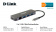 Разветвитель USB 3.0 D-Link DUB-2334 4порт. черный (DUB-2334/A1A) от магазина РЭССИ