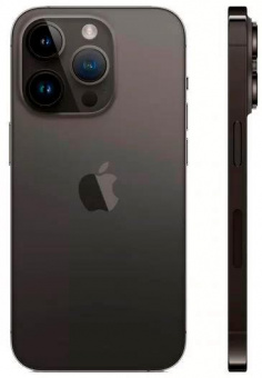 Смартфон Apple A2889 iPhone 14 Pro 128Gb 6Gb черный космос моноблок 3G 4G 1Sim 6.1" 1179x2556 iOS 16 48Mpix 802.11 a/b/g/n/ac/ax NFC GPS GSM900/1800 GSM1900 TouchSc Protect от магазина РЭССИ