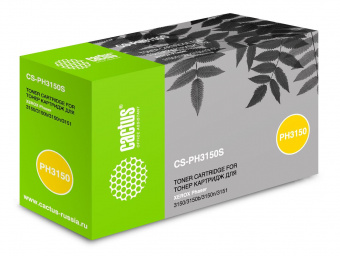 Картридж лазерный Cactus CS-PH3150S 109R00746 черный (3500стр.) для Xerox Phaser 3150/3150b/3150n/3151 от магазина РЭССИ