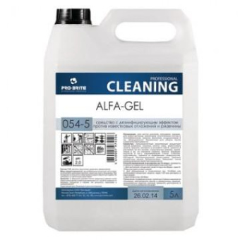 Кислотное средство для уборки санитарных помещений PRO-BRITE ALFA-GEL 5 л концентрат гель 054-5 605297 от магазина РЭССИ