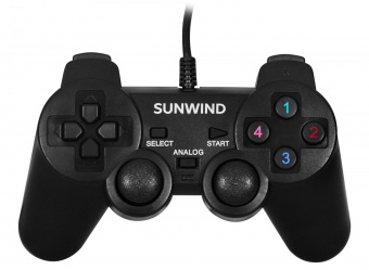 Геймпад SunWind SW-GP100M черный USB (1427308) от магазина РЭССИ