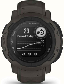Смарт-часы Garmin Instinct 2 45мм 0.9" LCD корп.темно-серый рем.темно-серый разм.брасл.:22мм (010-02626-00) от магазина РЭССИ