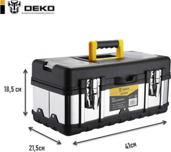 Ящик для инстр. Deko DKTB30 1отд. черный/серый (065-0835) от магазина РЭССИ