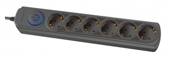 Сетевой фильтр Ippon BK-6-EU-1.8-16-B 1.8м (6 розеток) черный (коробка) от магазина РЭССИ