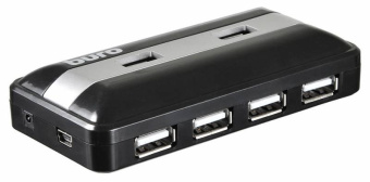 Разветвитель USB 2.0 Buro BU-HUB7-U2.0 7порт. черный от магазина РЭССИ