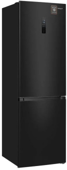 Холодильник Weissgauff WRK 2000 Total NoFrost Inverter Black Inox 2-хкамерн. черный инвертер от магазина РЭССИ