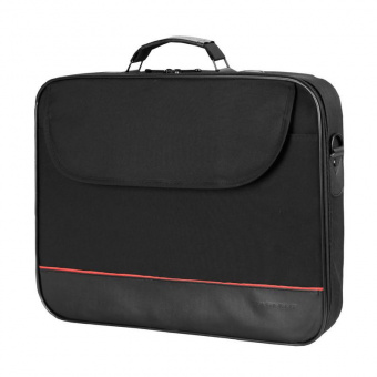Сумка для ноутбука 15.6" Continent CC-100 BK черный/красный полиэстер от магазина РЭССИ
