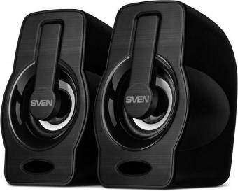 Колонки Sven 255 2.0 черный 6Вт портативные от магазина РЭССИ