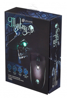 Мышь Оклик 708G MYSTERY черный оптическая (3200dpi) USB (7but) от магазина РЭССИ